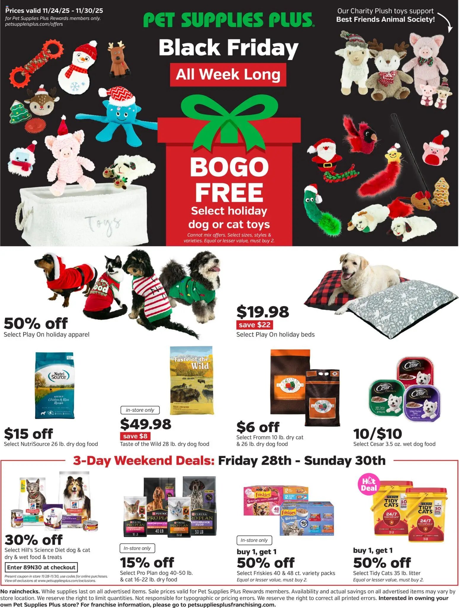 Pet Supplies Plus Black Friday