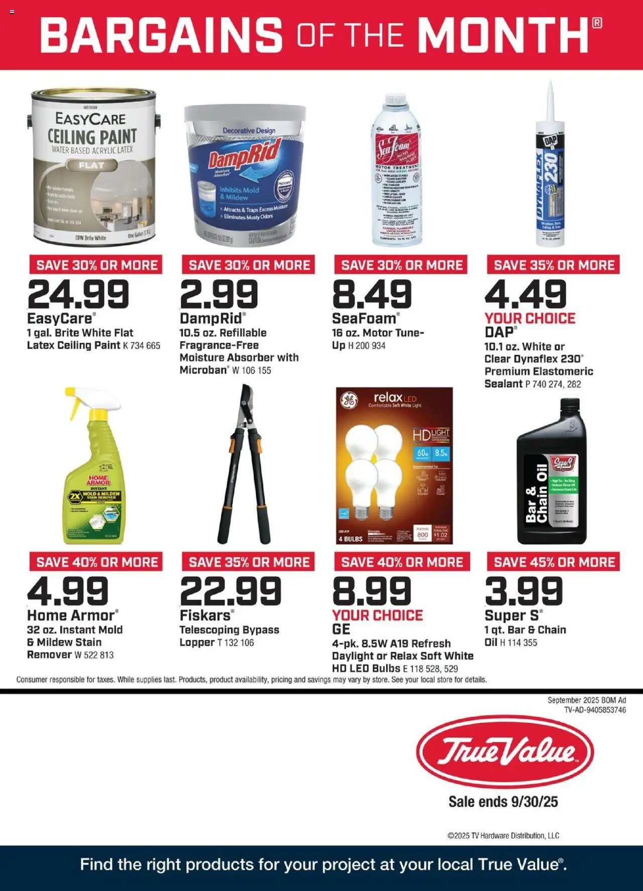 True Value Monthly Ad (2025-09-01 - 2025-09-30) | 1