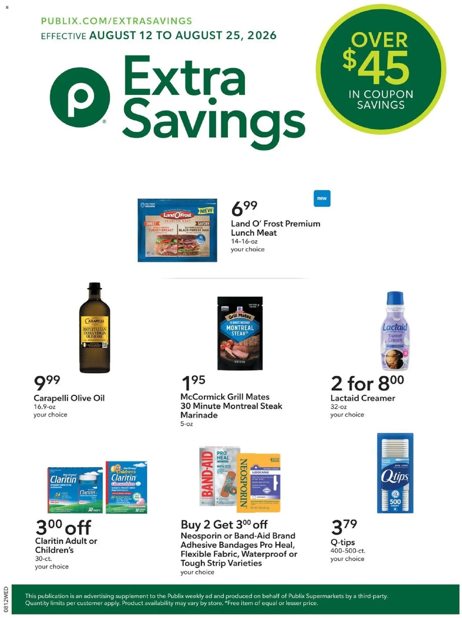 Publix Extra Savings