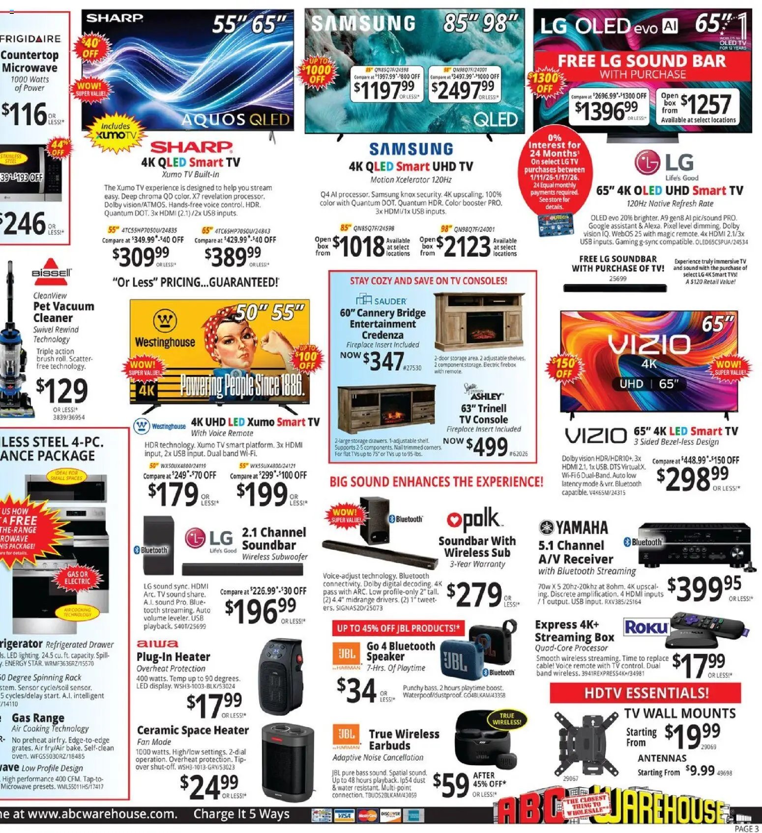 ABC Warehouse Weekly Ad