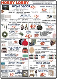 Hobby Lobby Weekly Ad