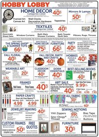 Hobby Lobby Weekly Ad