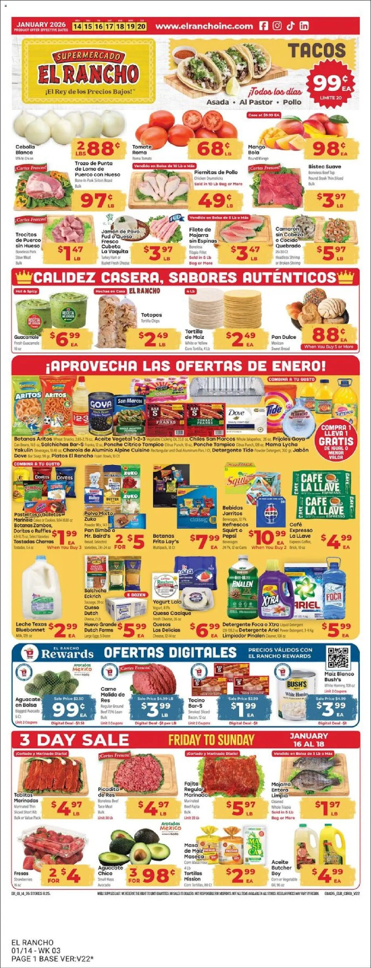 El Rancho - Weekly Ad