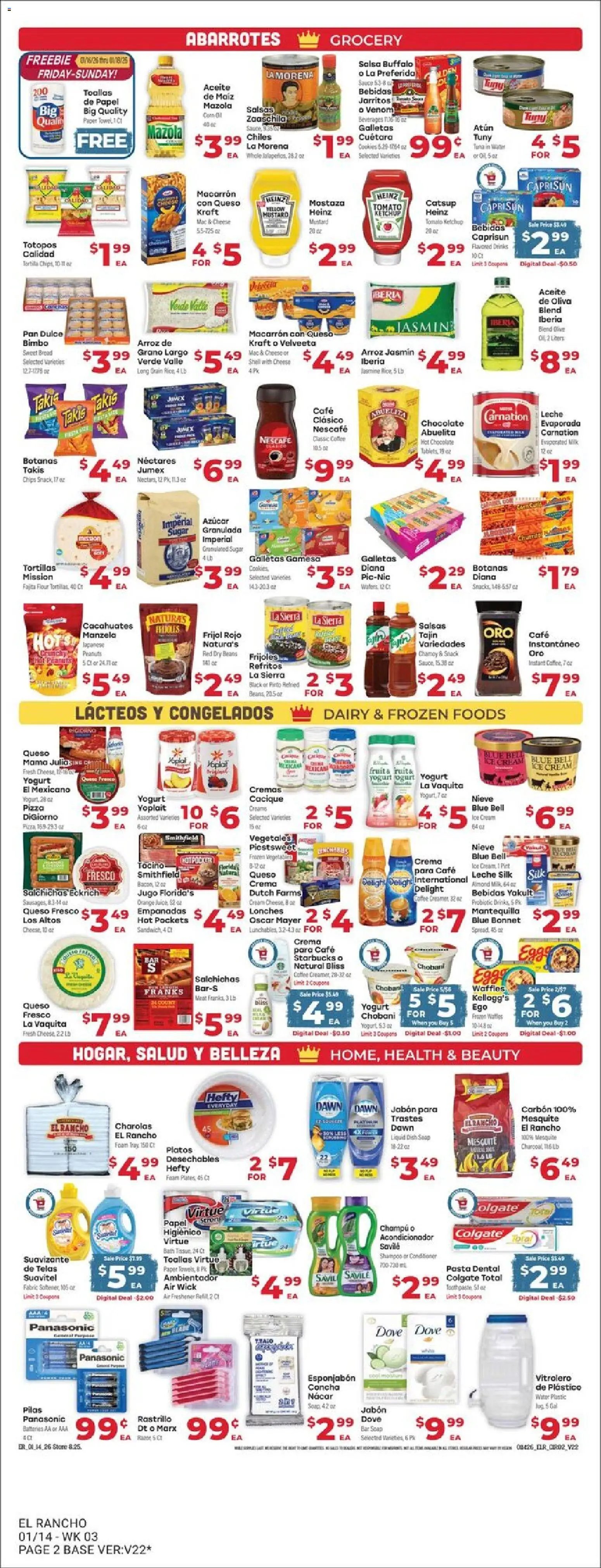 El Rancho - Weekly Ad