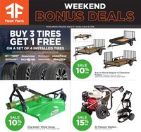 Mills Fleet Farm Weekend Ad