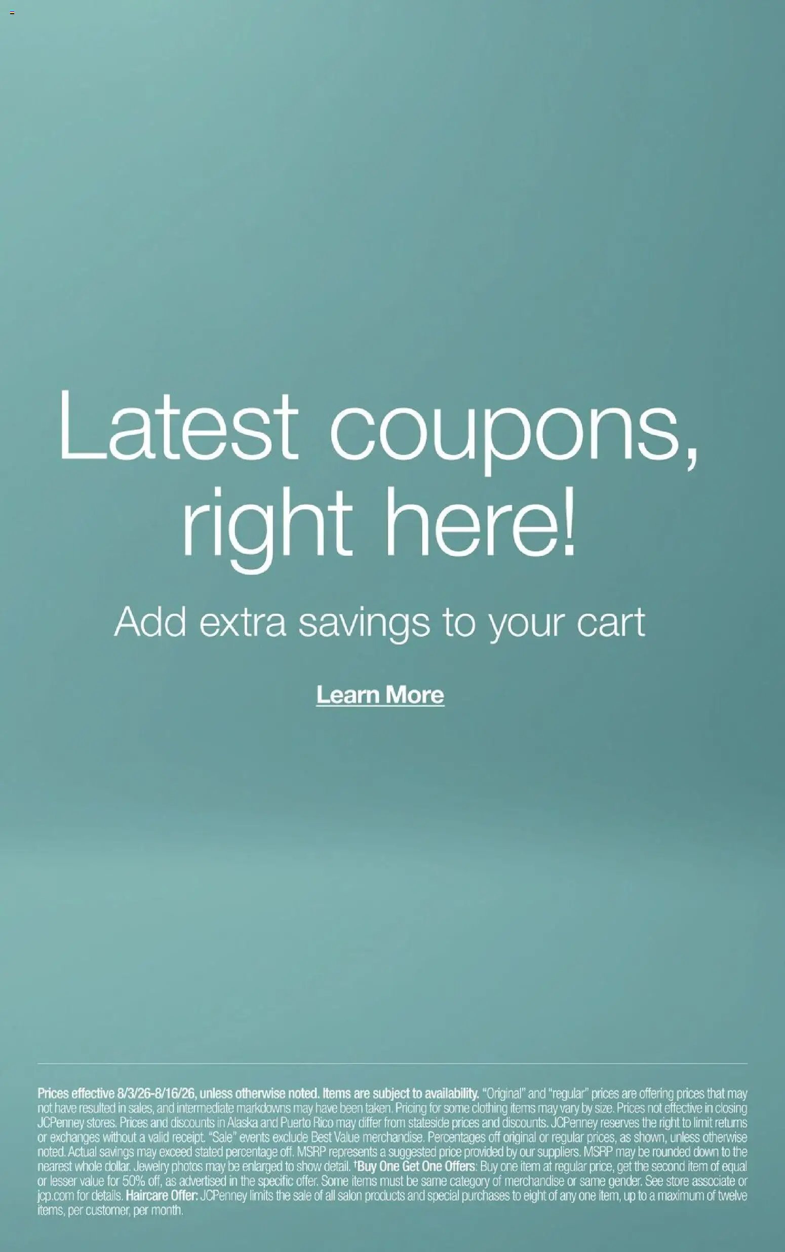 JCPenney Weekly Ad