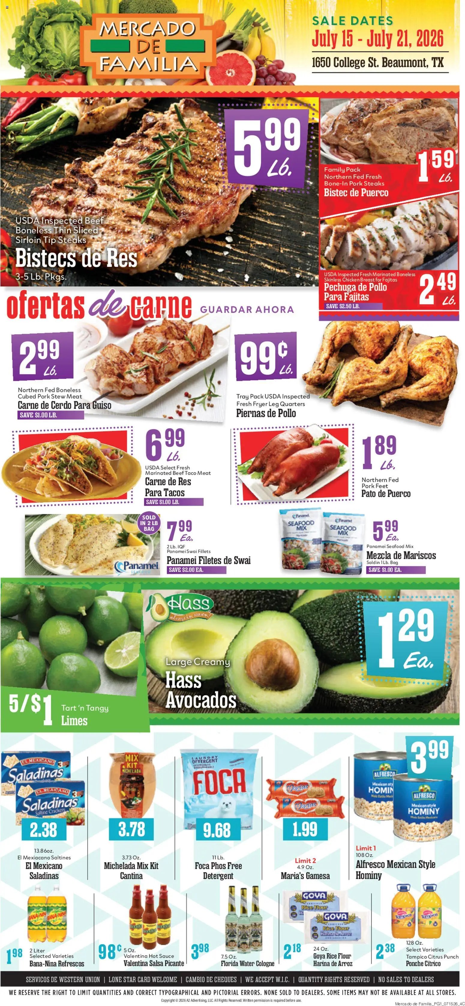 Market Basket Mercado de Familia