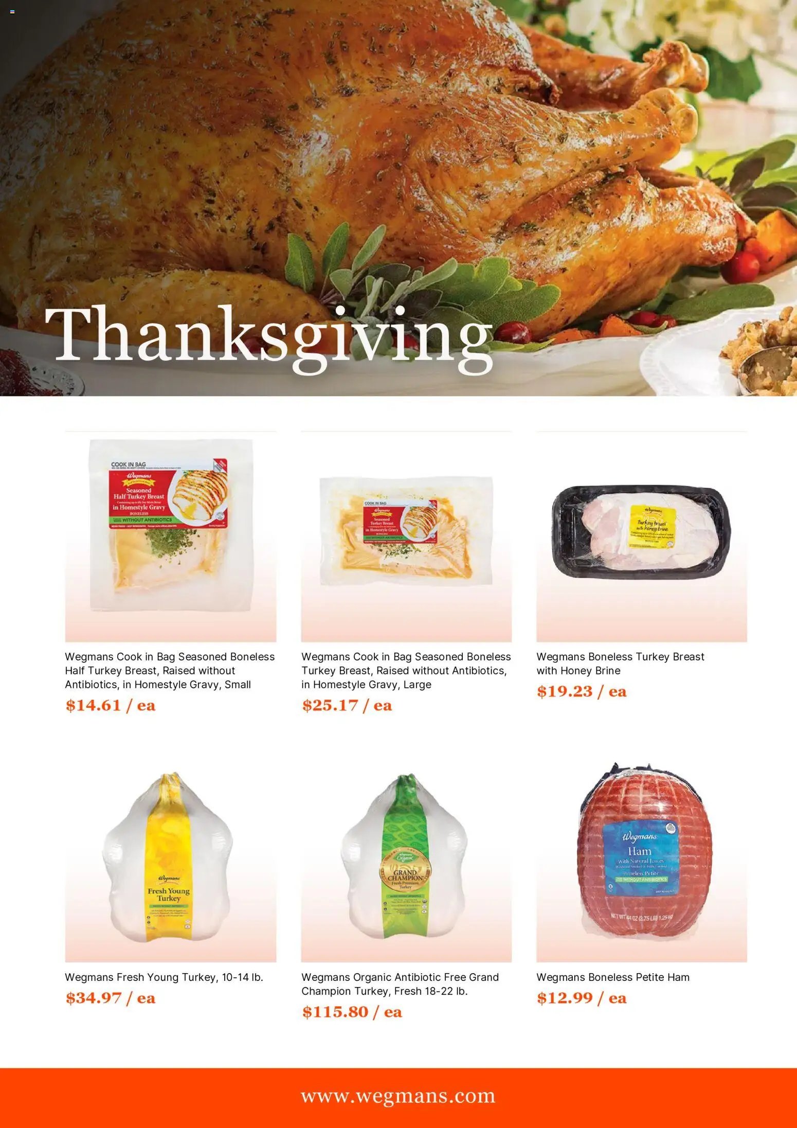 Wegmans Thanksgiving