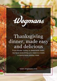 Wegmans Thanksgiving