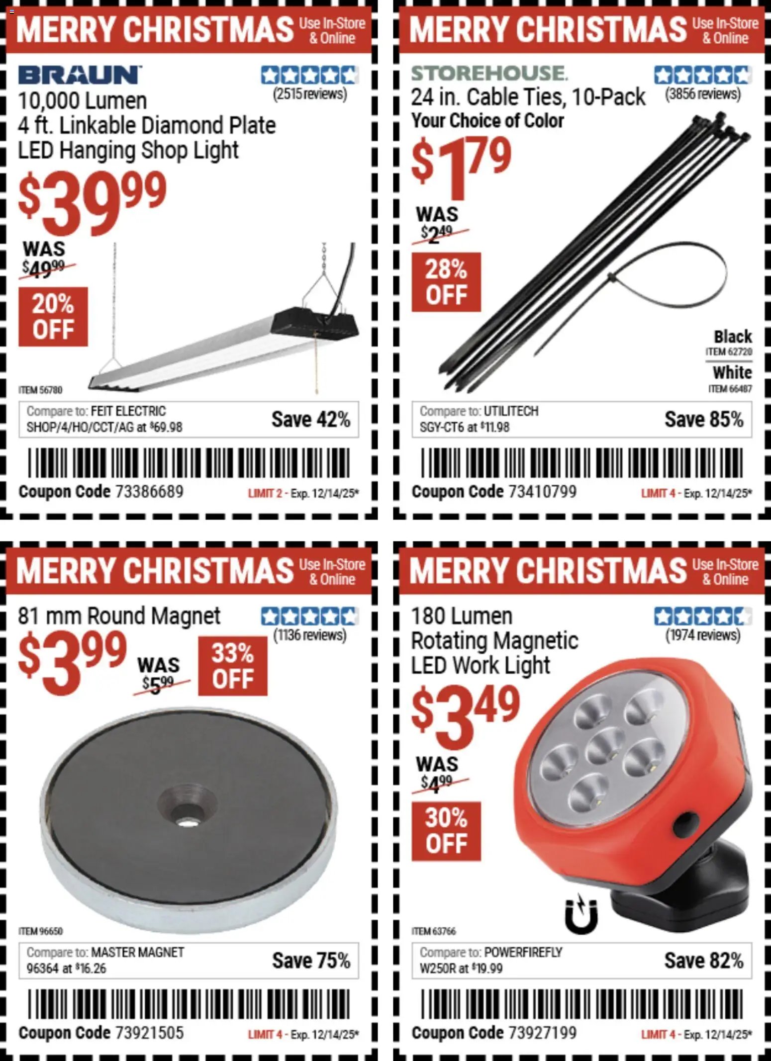 Harbor Freight Christmas Coupon Deals