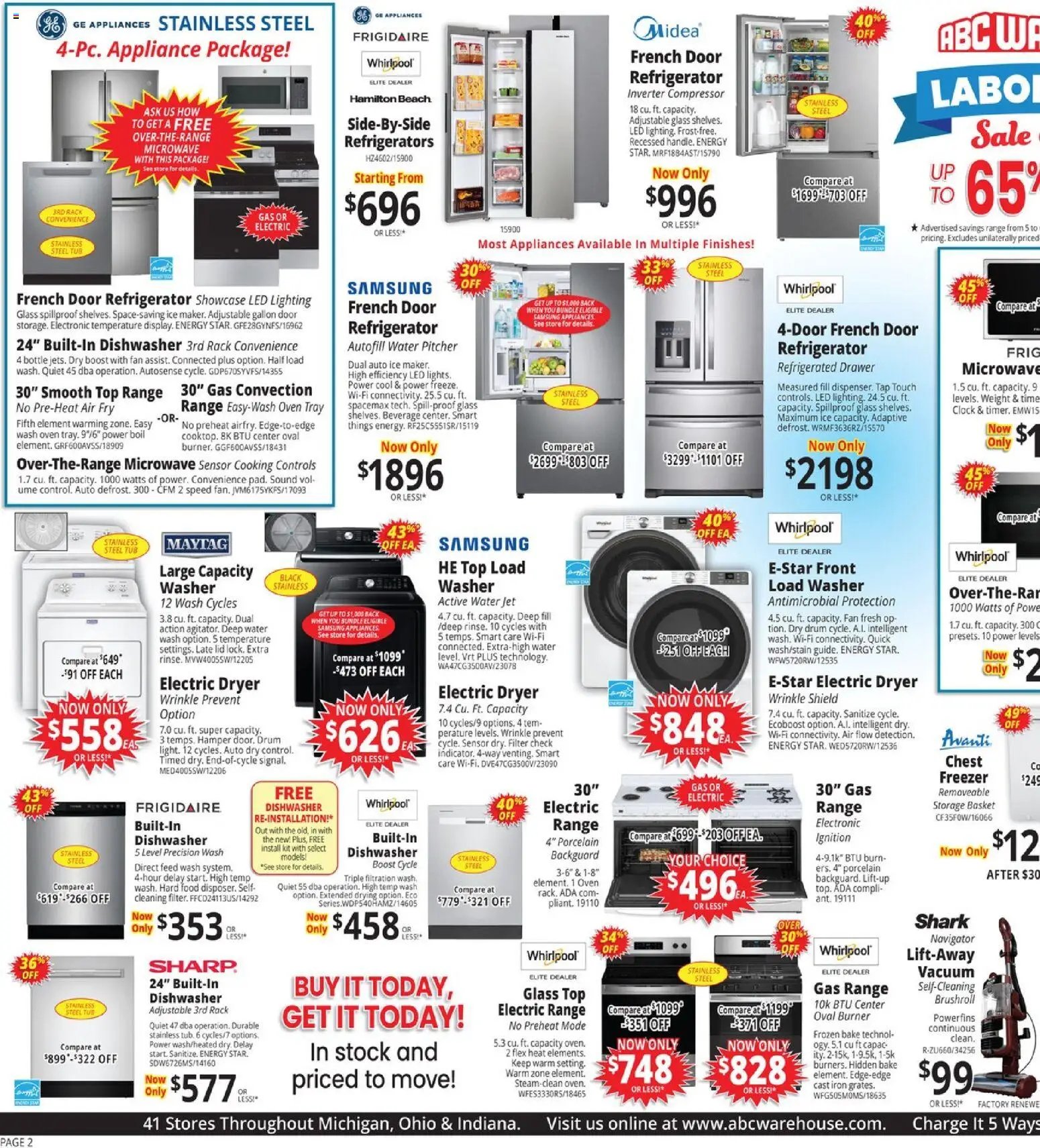 ABC Warehouse Weekly Ad
