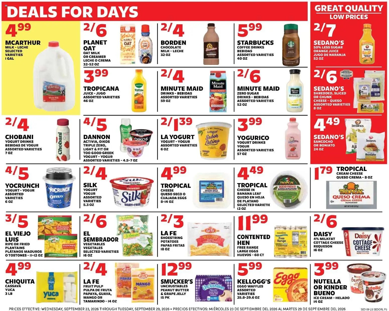 Sedano's Weekly Ad
