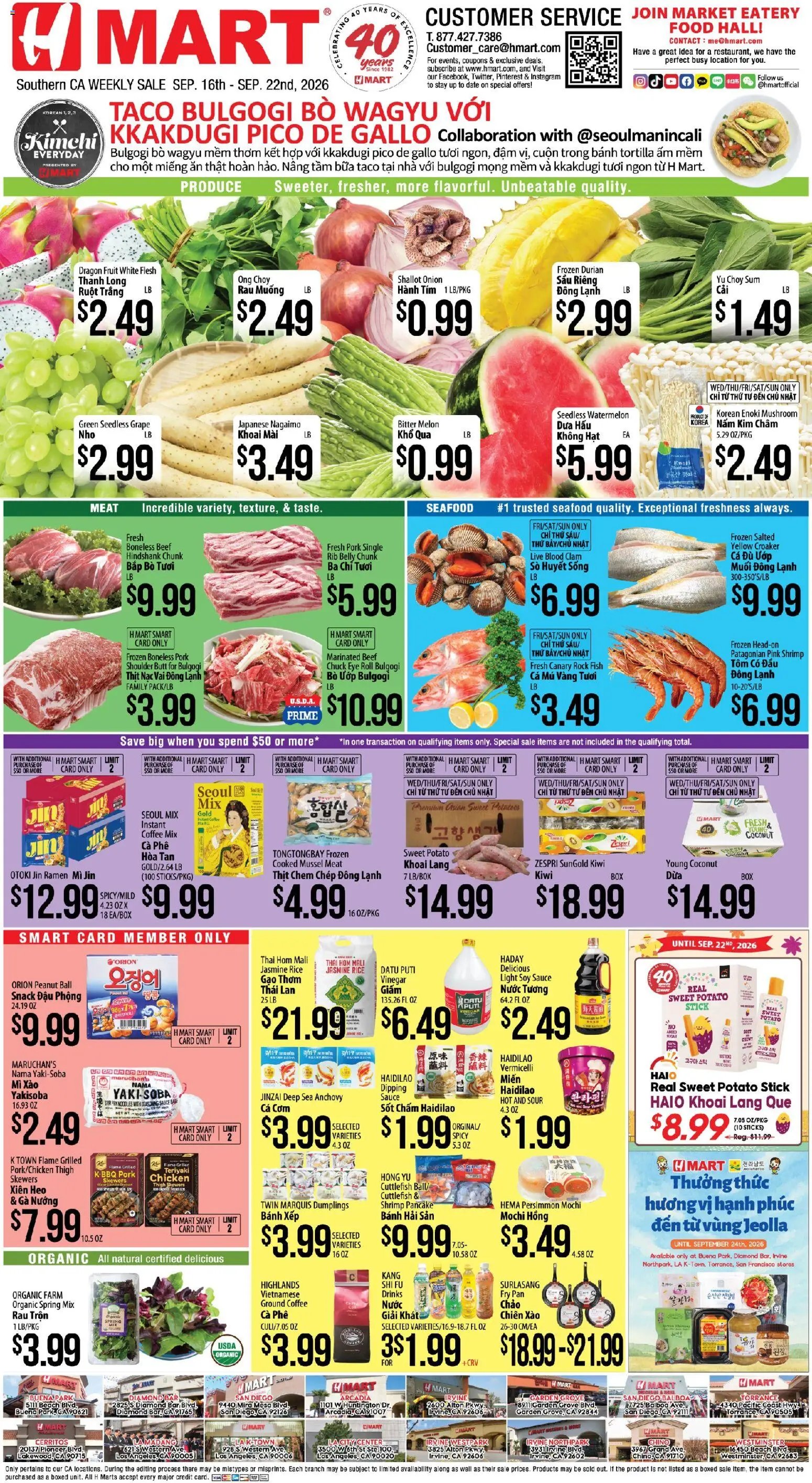 Hmart Weekly Ad - VIETNAMESE - CA