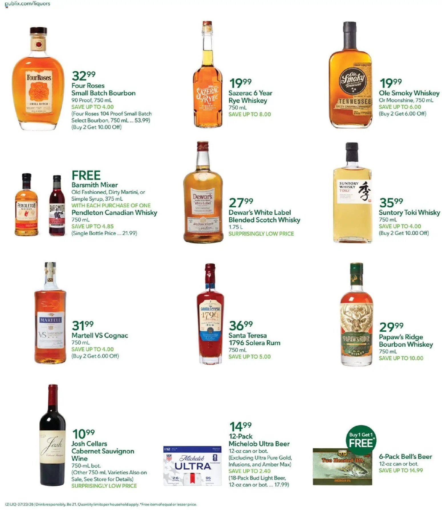 Publix Liquor Ad