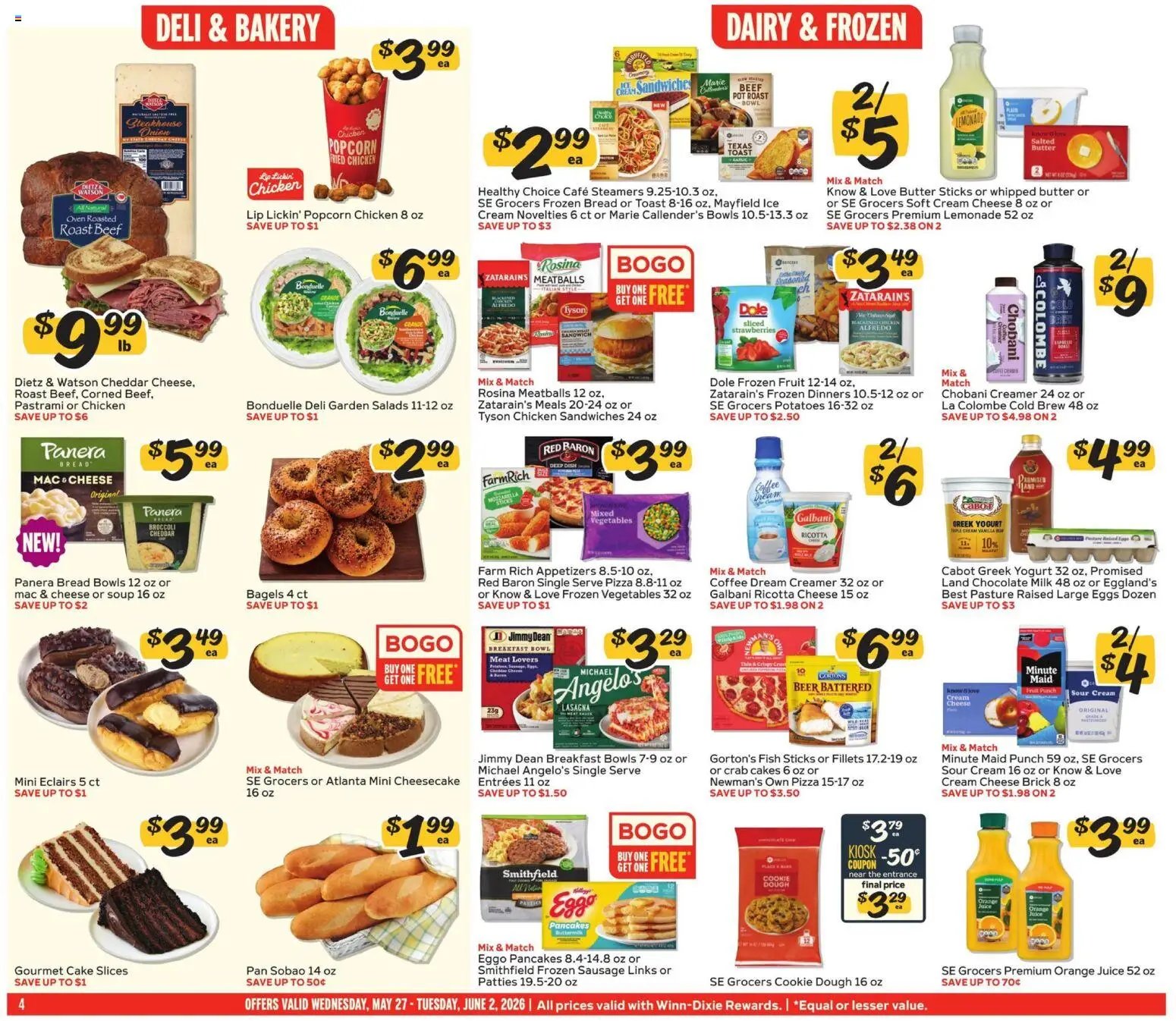 Winn Dixie Weekly Circular - GA