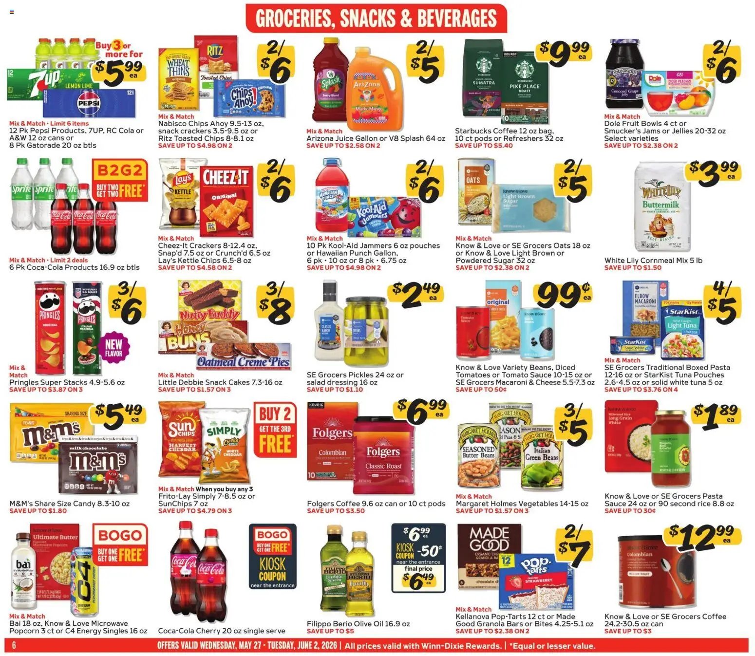 Winn Dixie Weekly Circular - GA