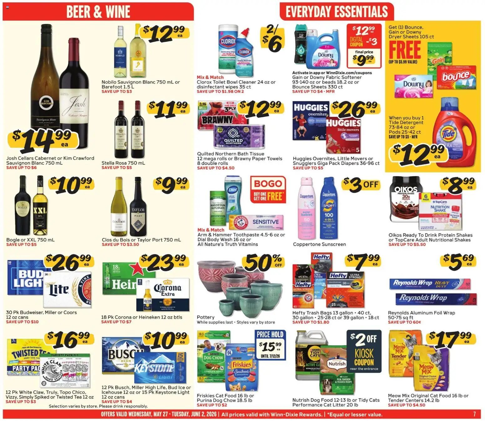 Winn Dixie Weekly Circular - GA