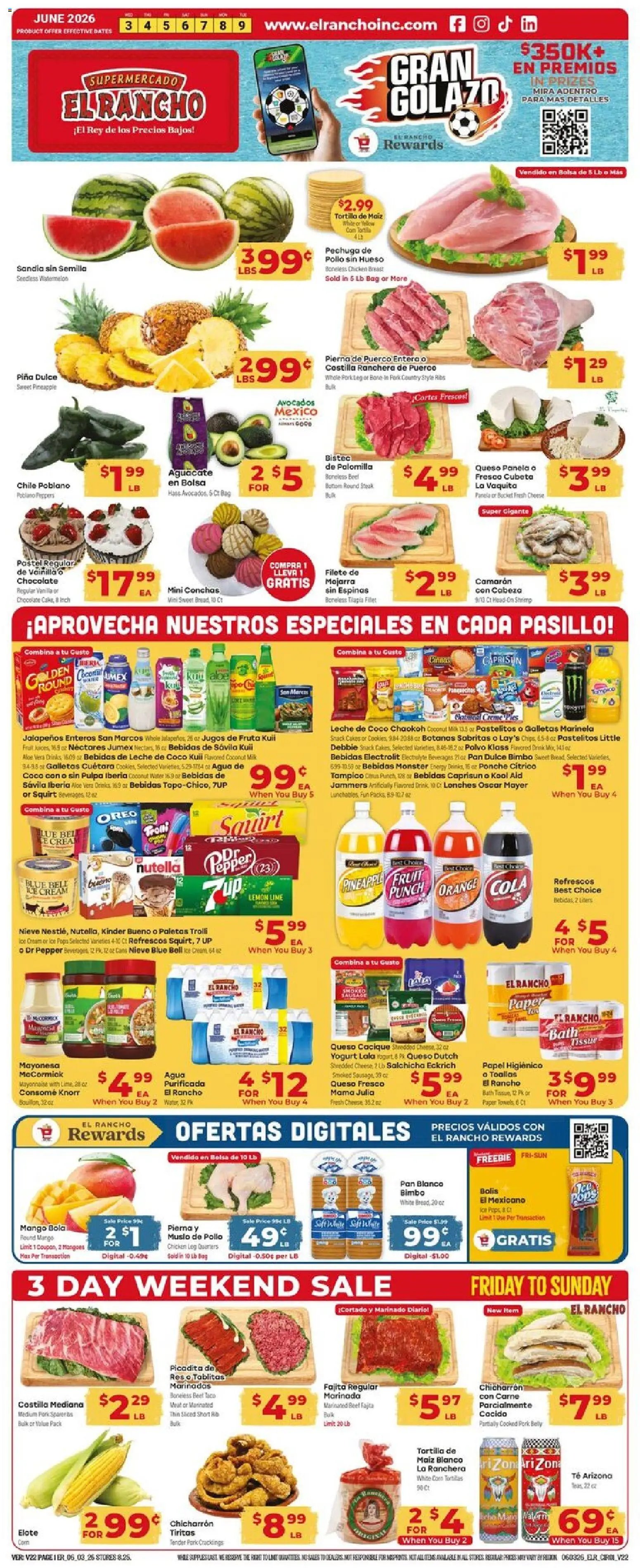 El Rancho Weekly Ad