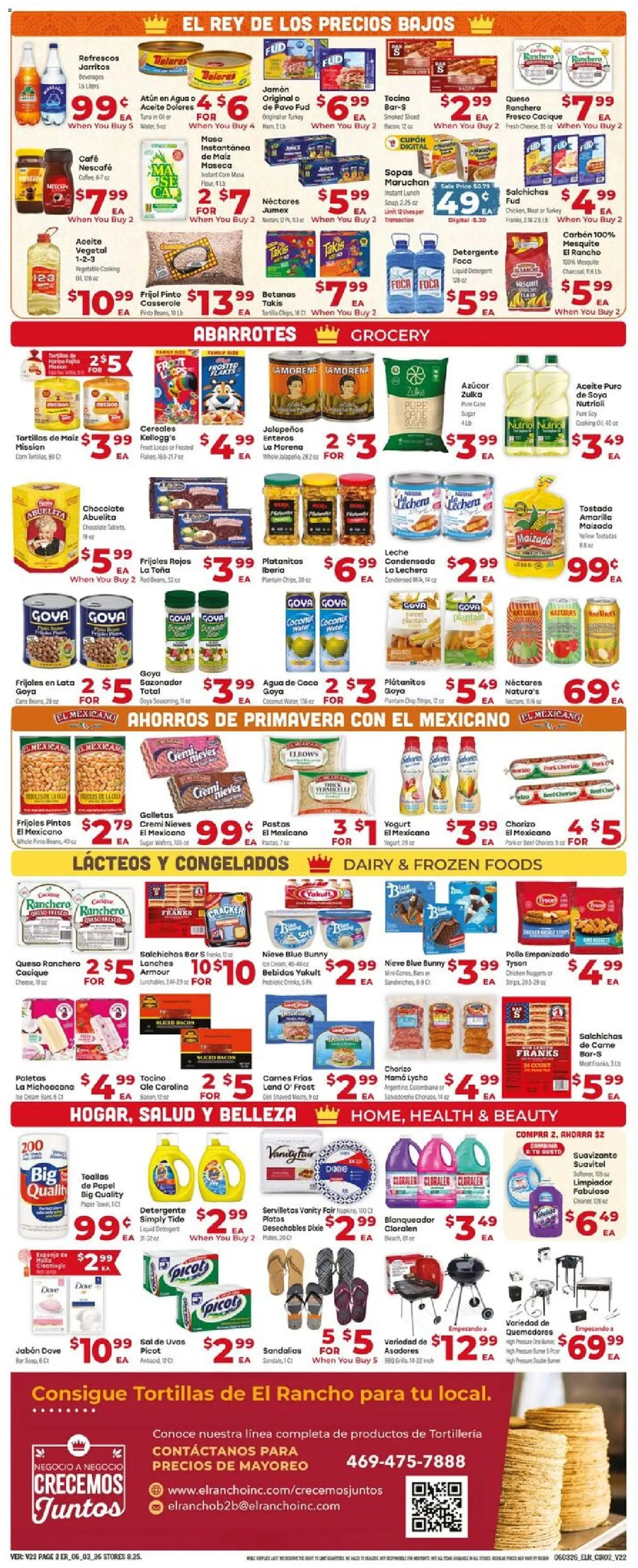 El Rancho Weekly Ad