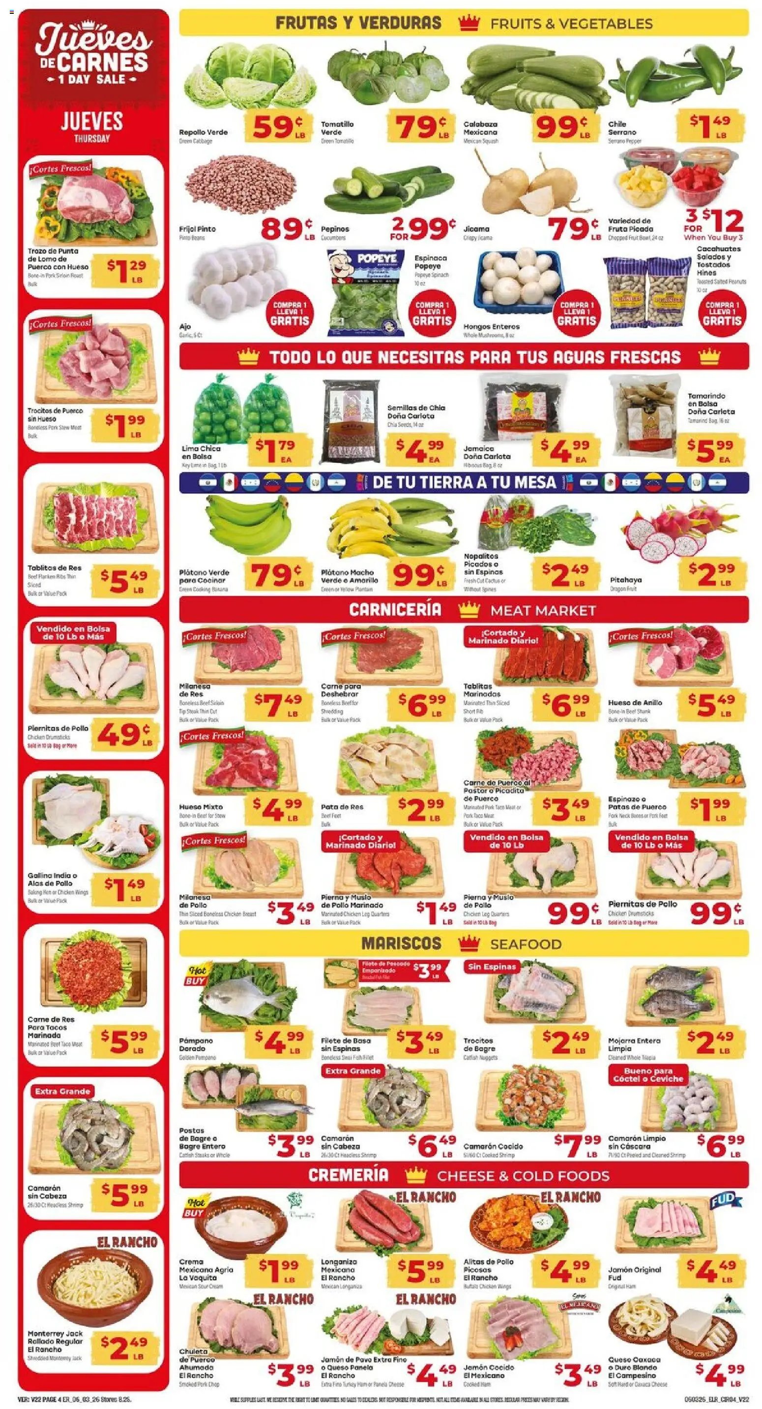 El Rancho Weekly Ad