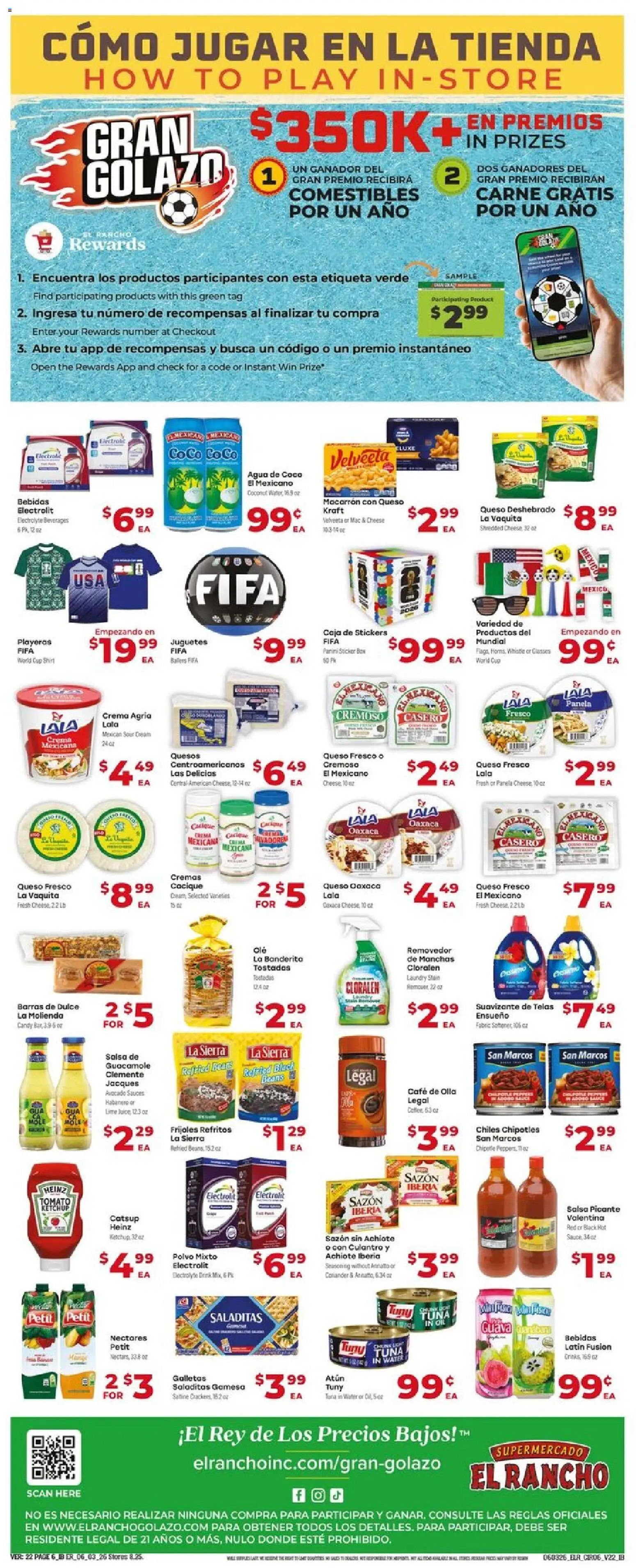 El Rancho Weekly Ad