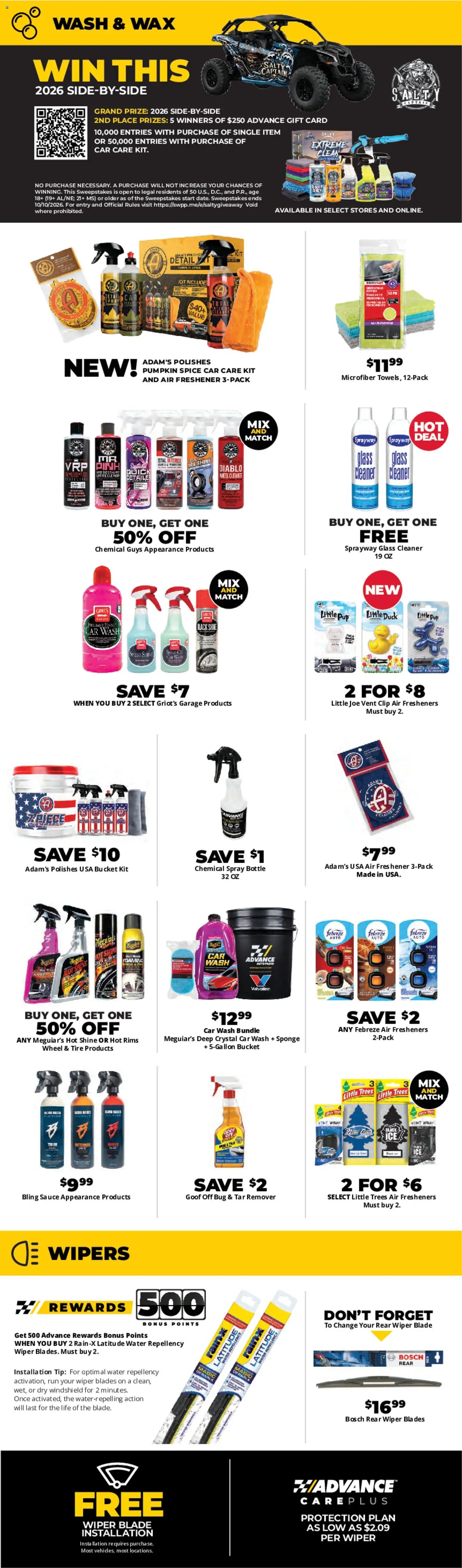 Advance Auto Parts Weekly Ad
