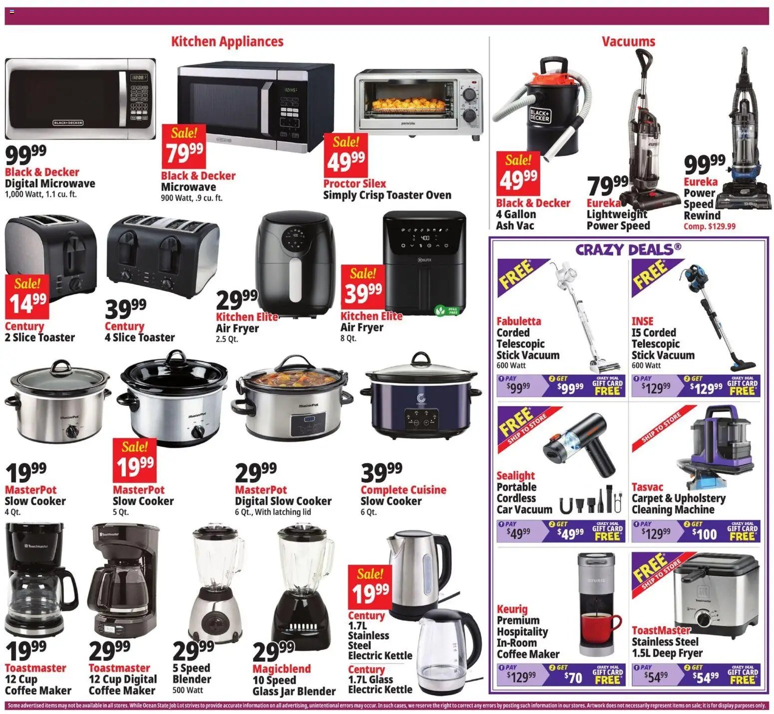 Ocean State Job Lot Weekly Ad - MA
