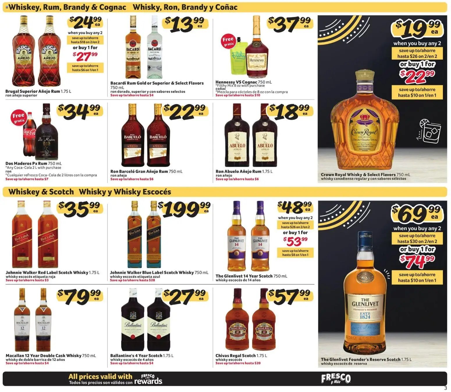 Fresco y Más Alcohol Flyer