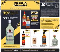 Fresco y Más Alcohol Flyer