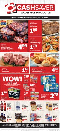Market Basket Cash Saver