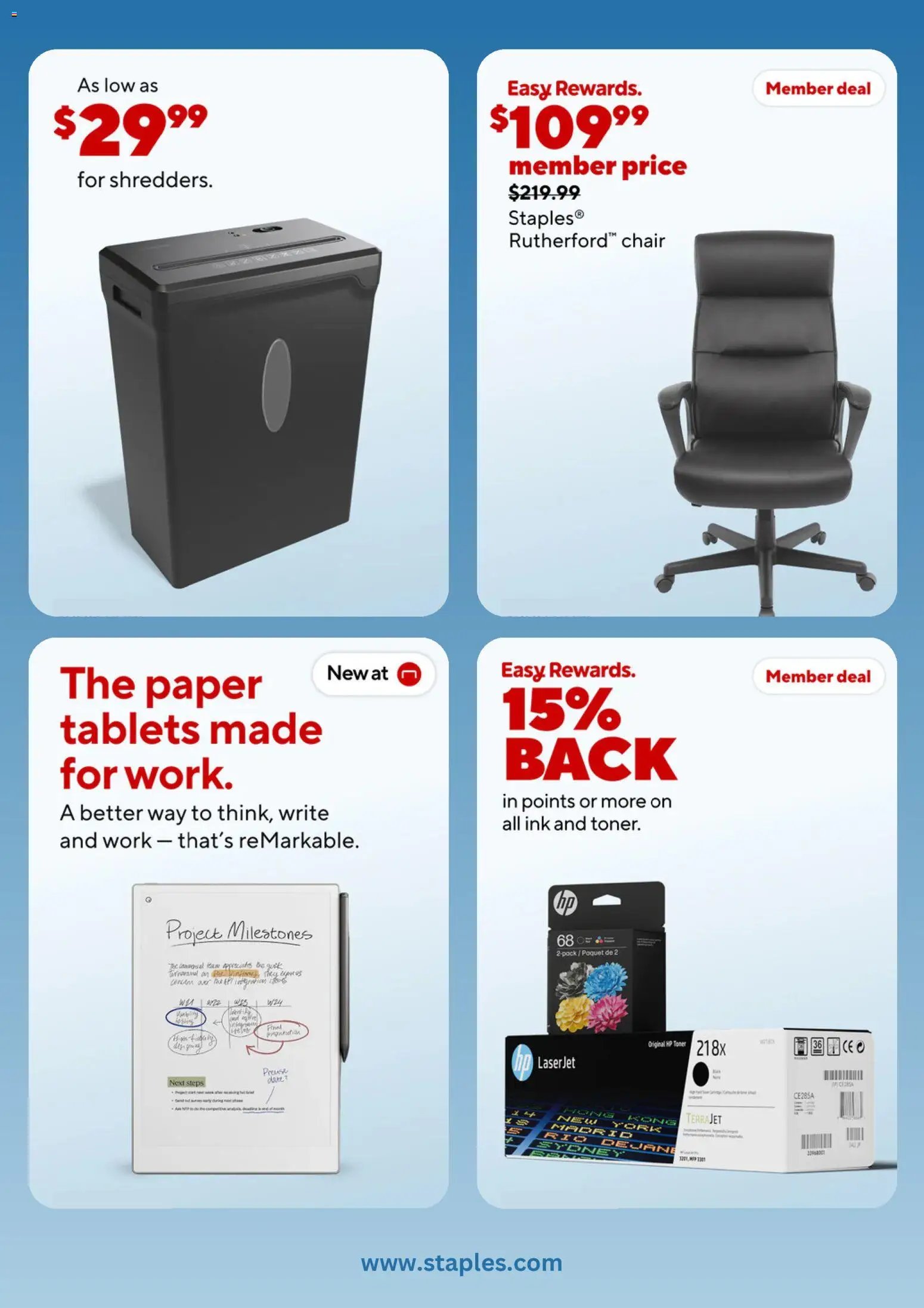 Staples Weekly Ad
