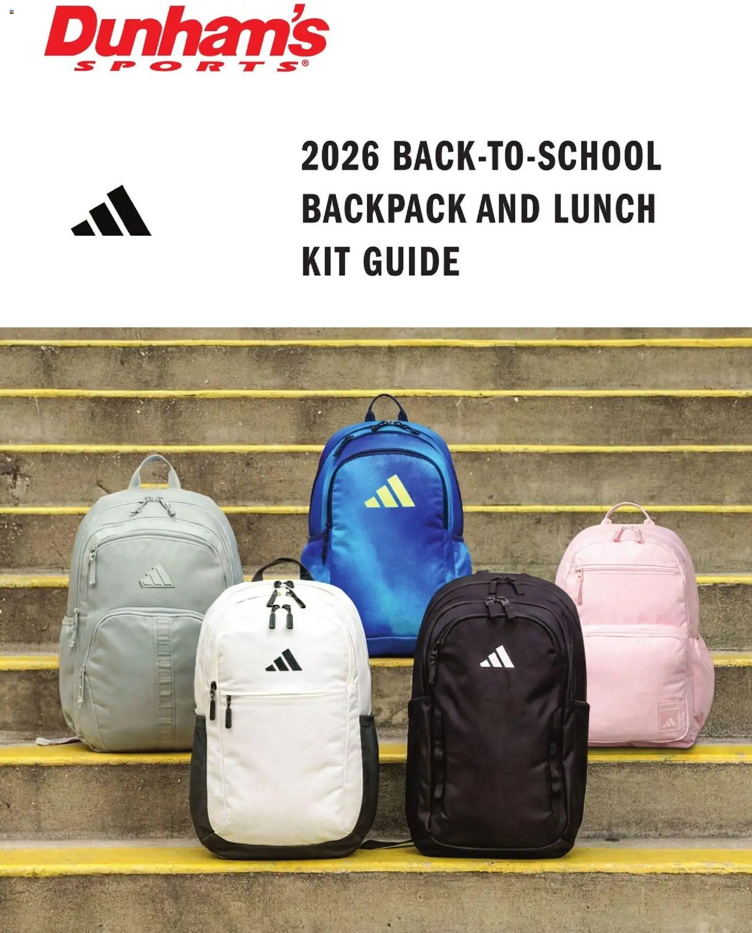 Dunham's Sports Adidas Back-To-School Backpack & Lunch Kit Guide