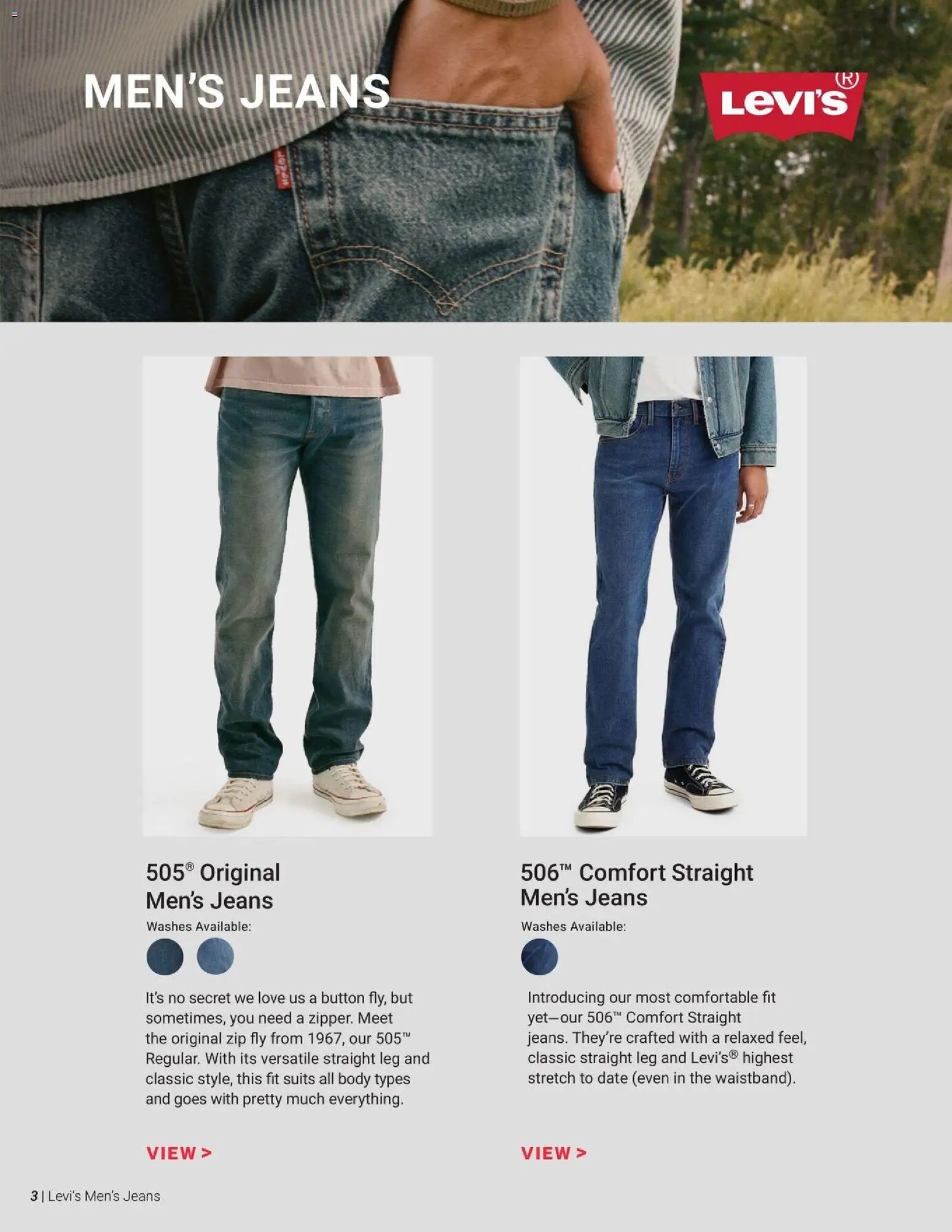 Dunham's Sports Levi's Men's Jeans Guide