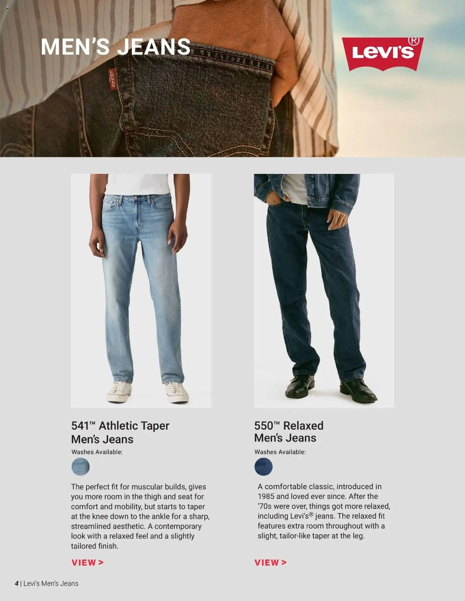 Dunham's Sports Levi's Men's Jeans Guide