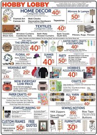 Hobby Lobby Weekly Ad