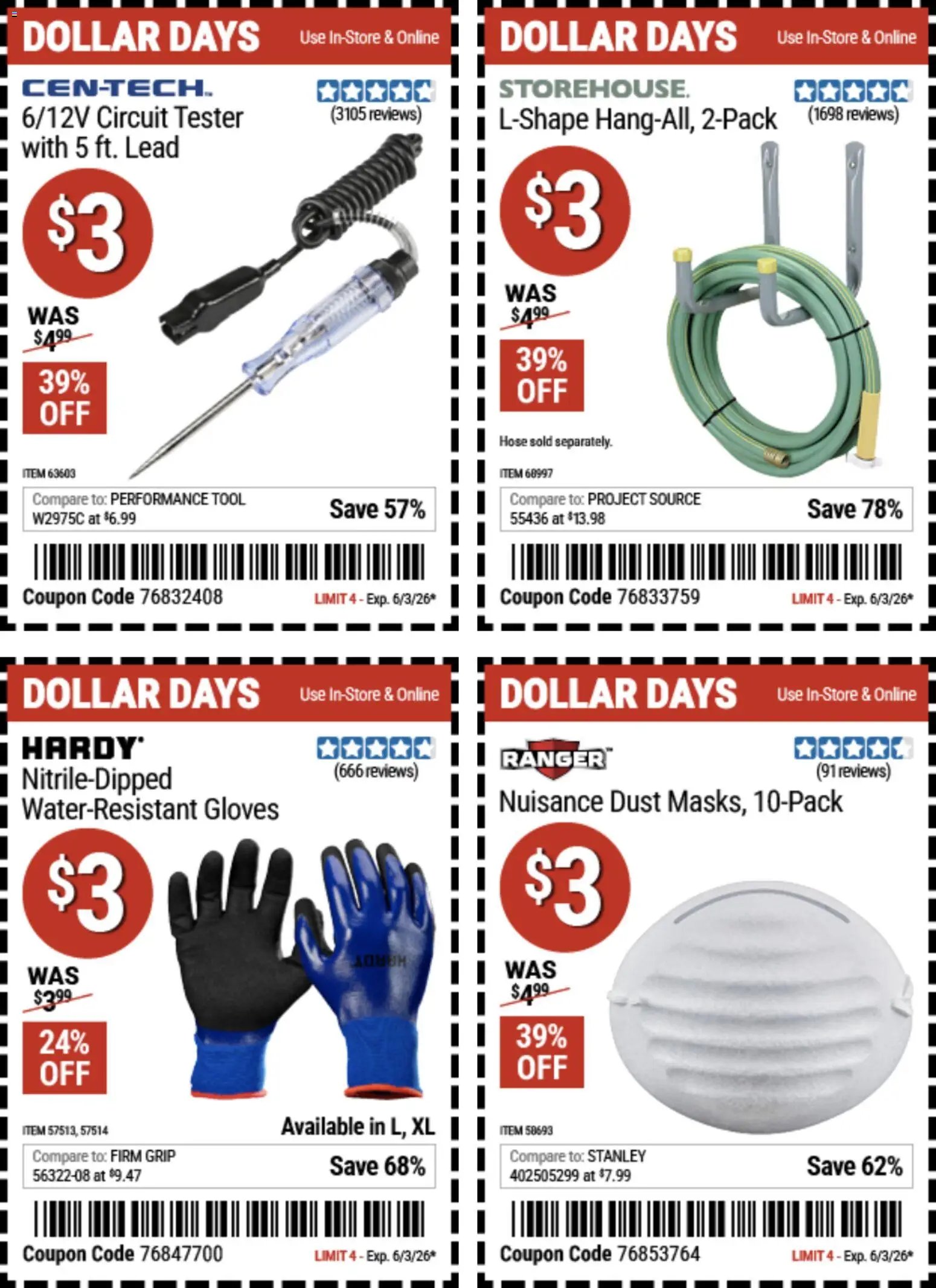 Harbor Freight Dollar Days