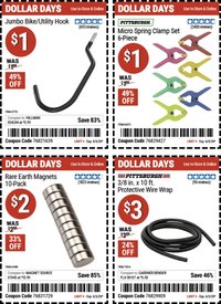 Harbor Freight Dollar Days