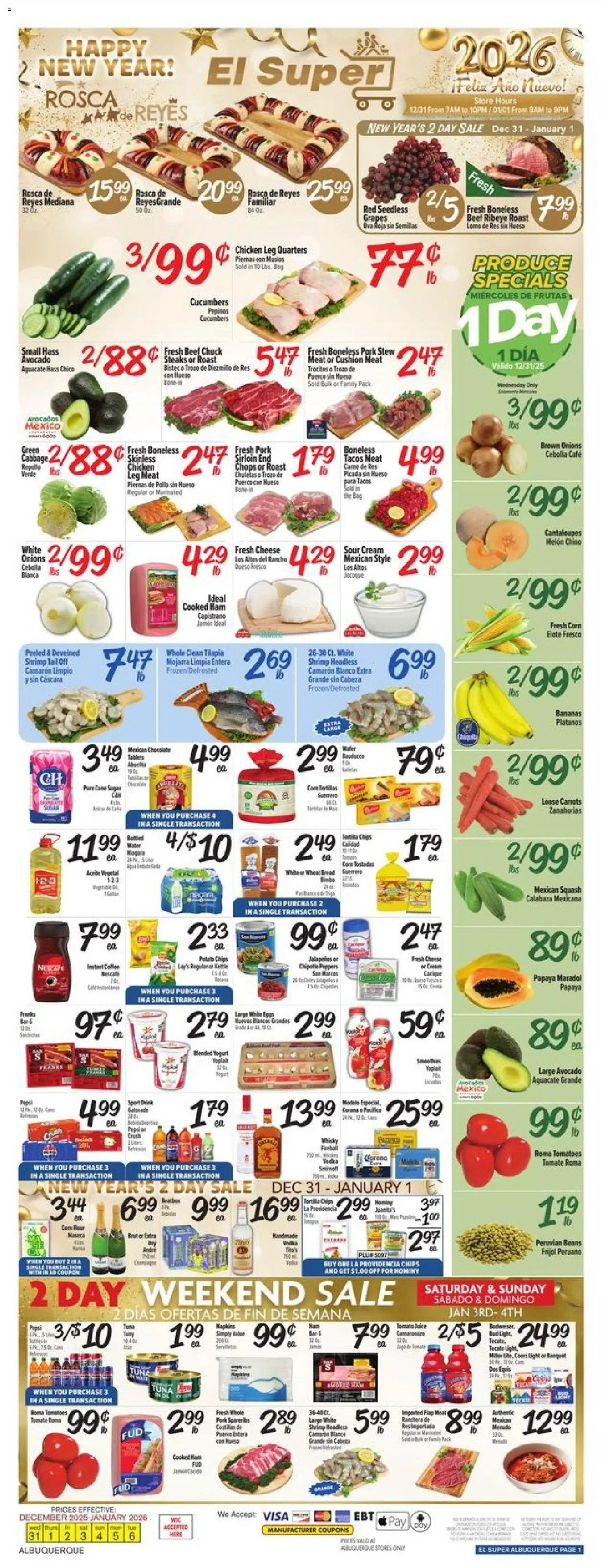 El Super Weekly Ad - NM