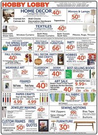 Hobby Lobby Weekly Ad