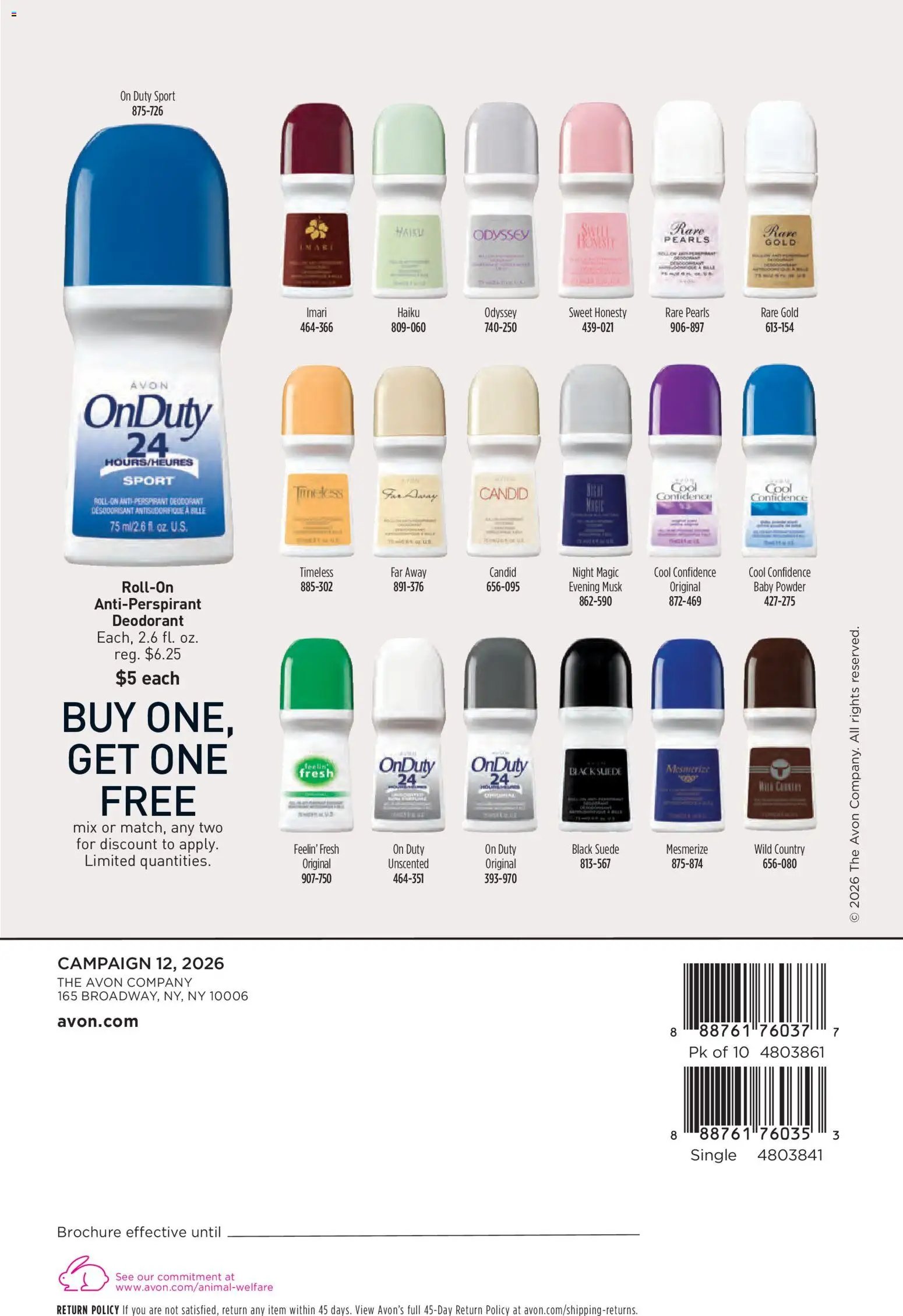 Avon Brochure
