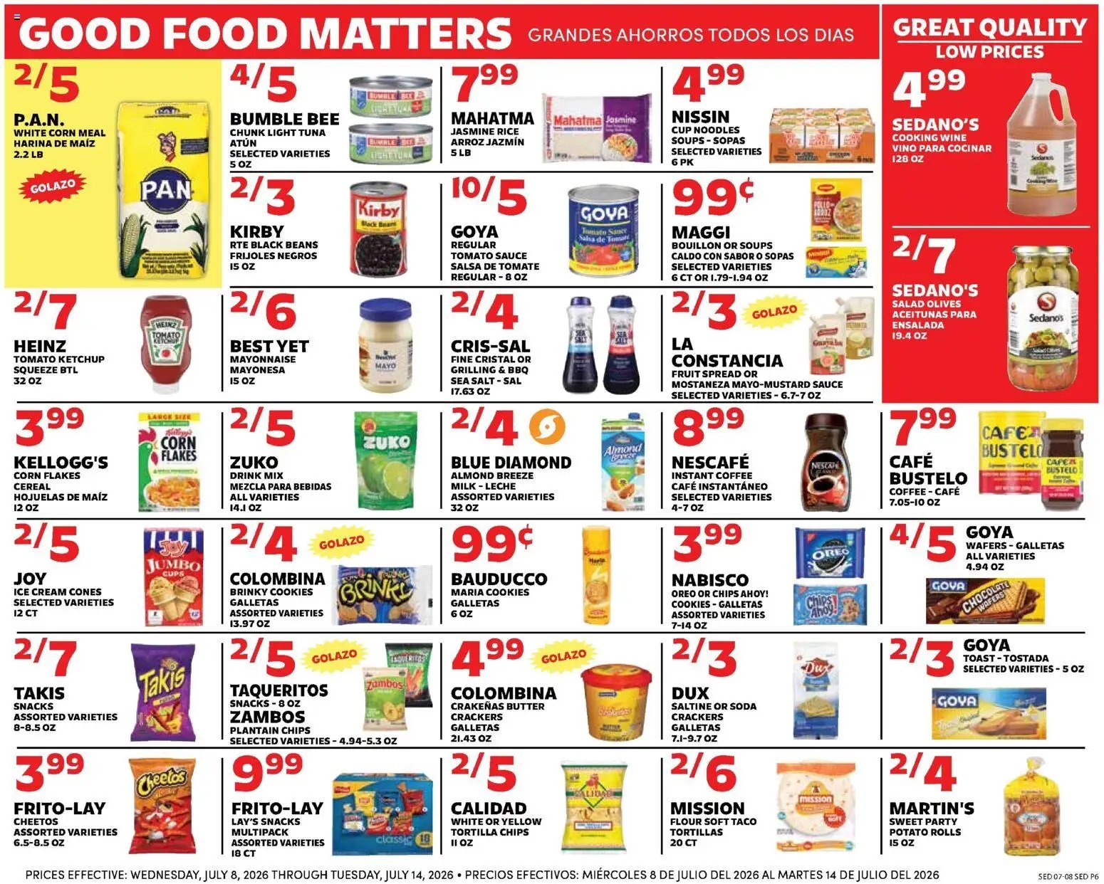Sedano's Weekly Ad