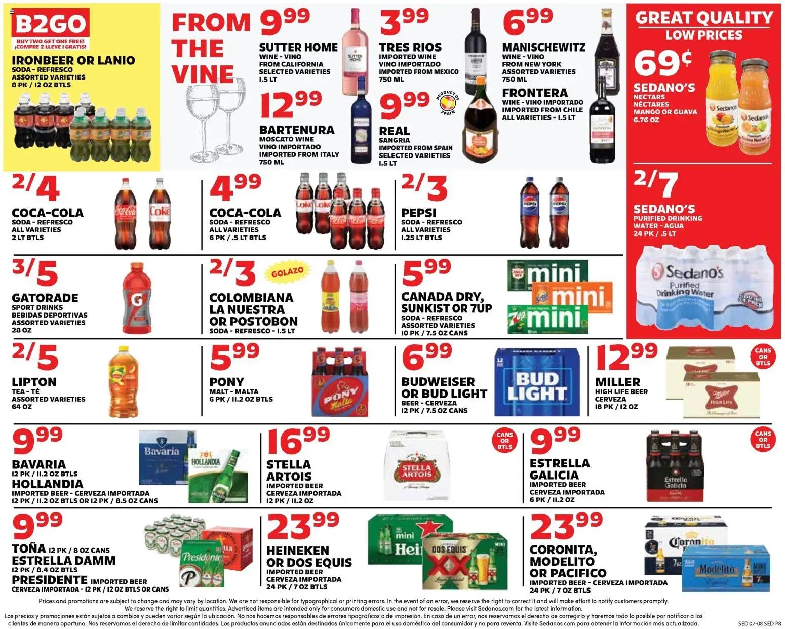 Sedano's Weekly Ad
