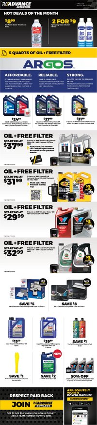 Advance Auto Parts Weekly Ad