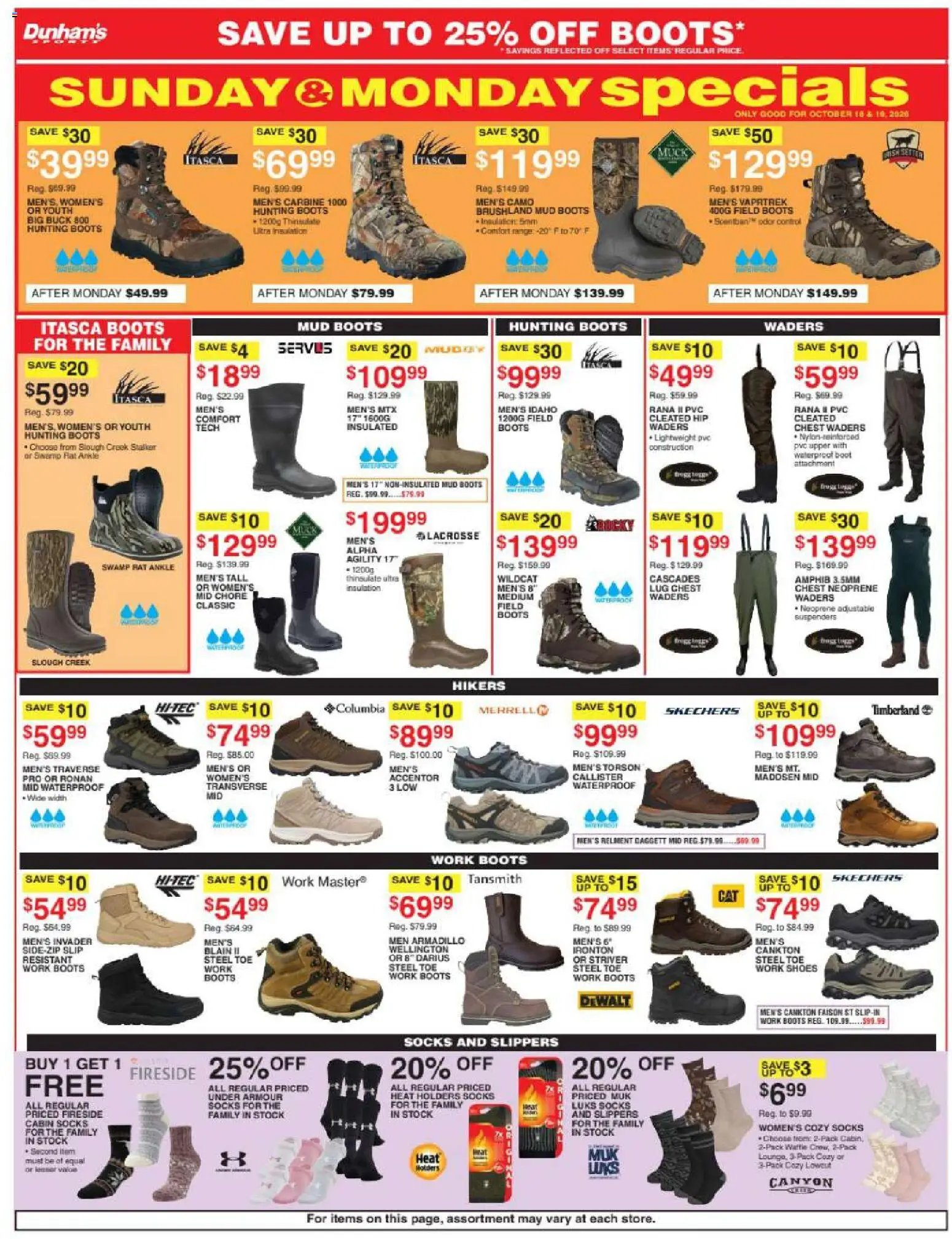 Dunham's Sports Weekly Ad