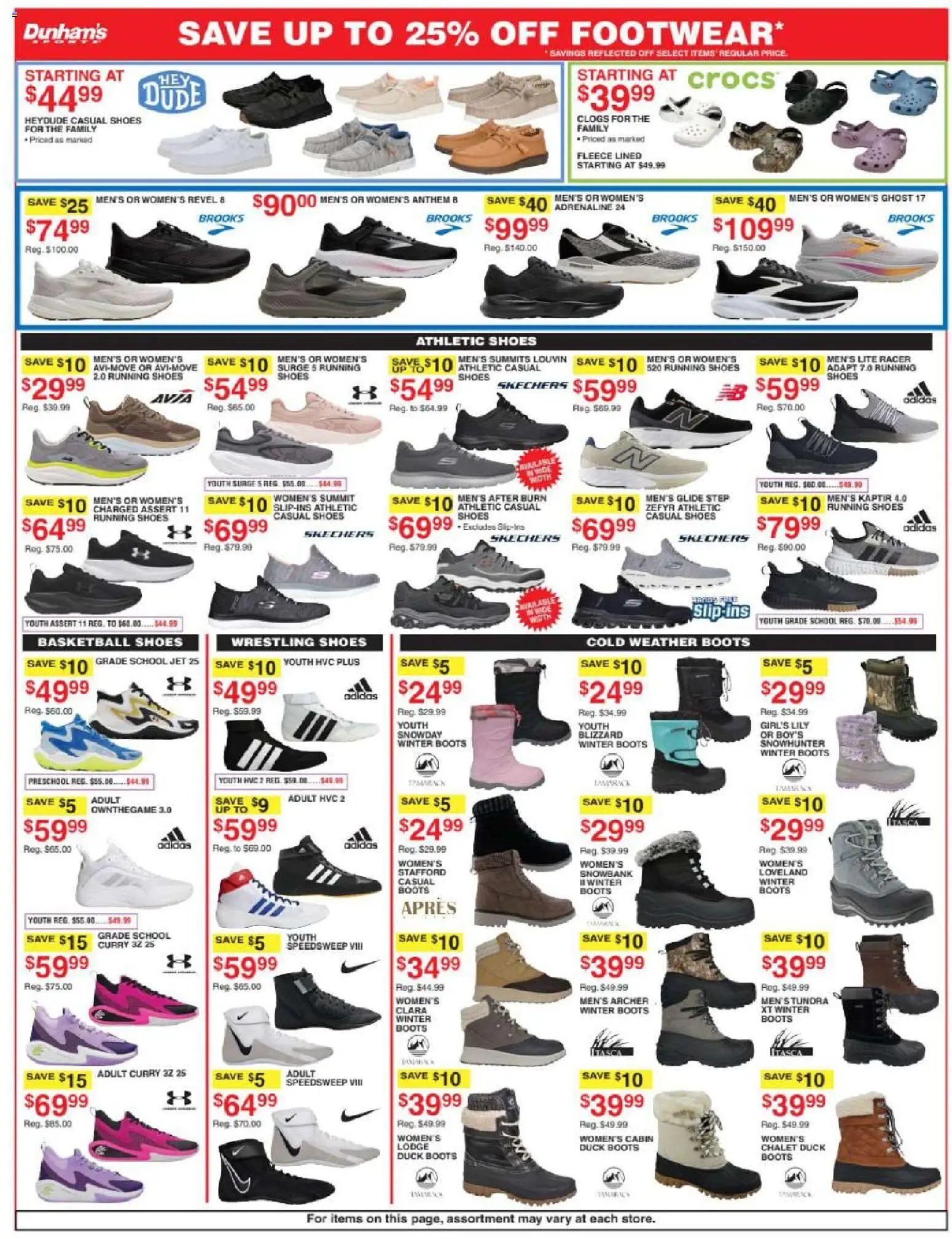 Dunham's Sports Weekly Ad