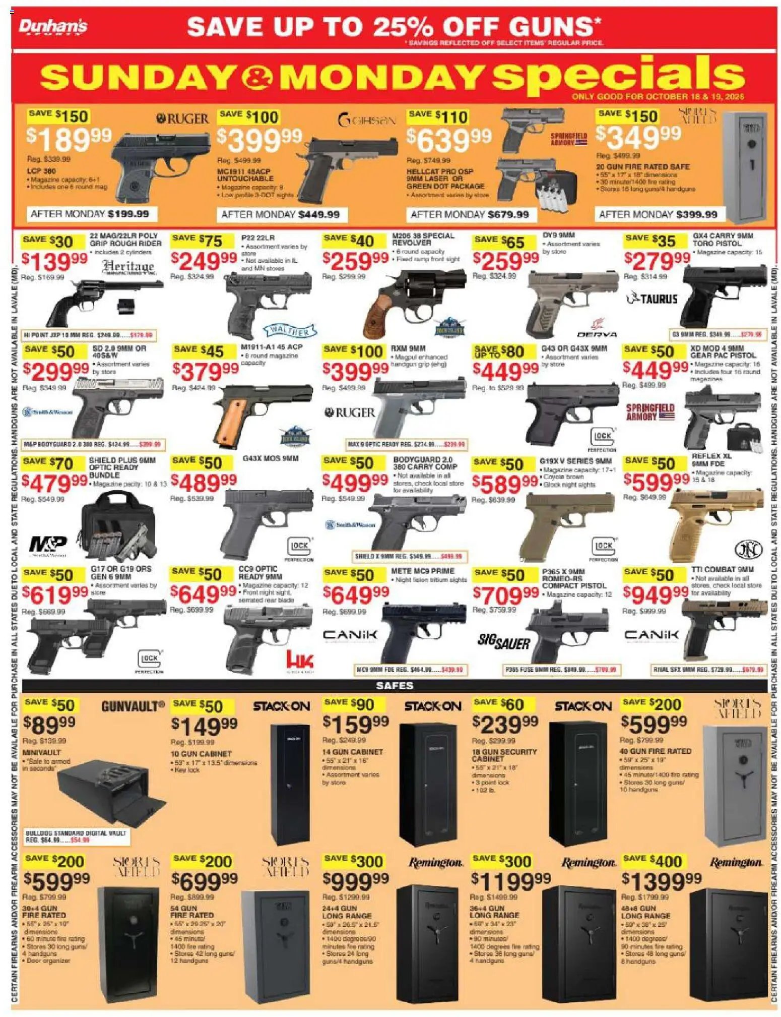 Dunham's Sports Weekly Ad