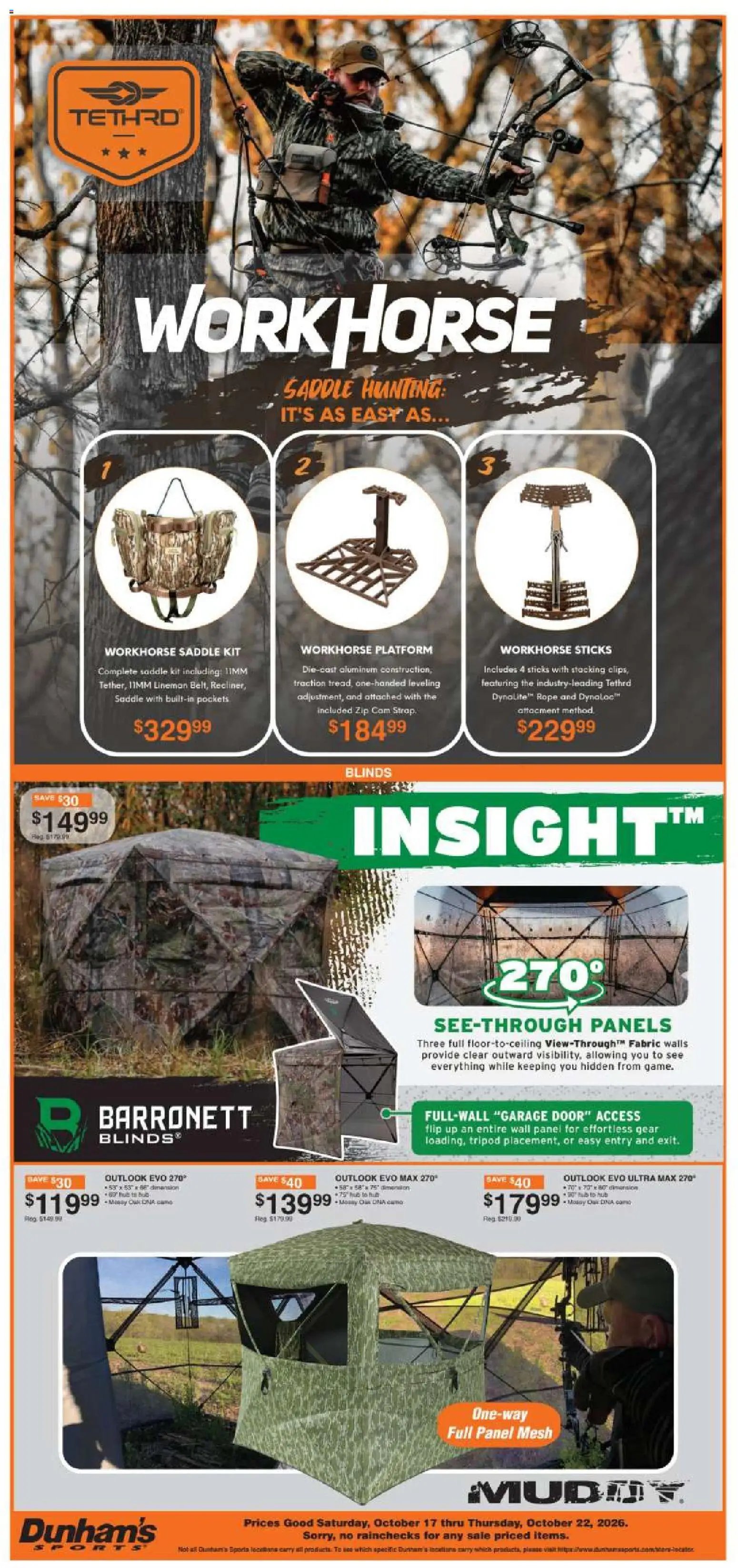 Dunham's Sports Weekly Ad