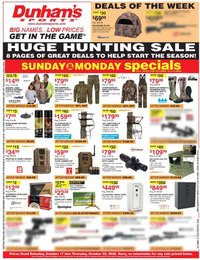 Dunham's Sports Weekly Ad