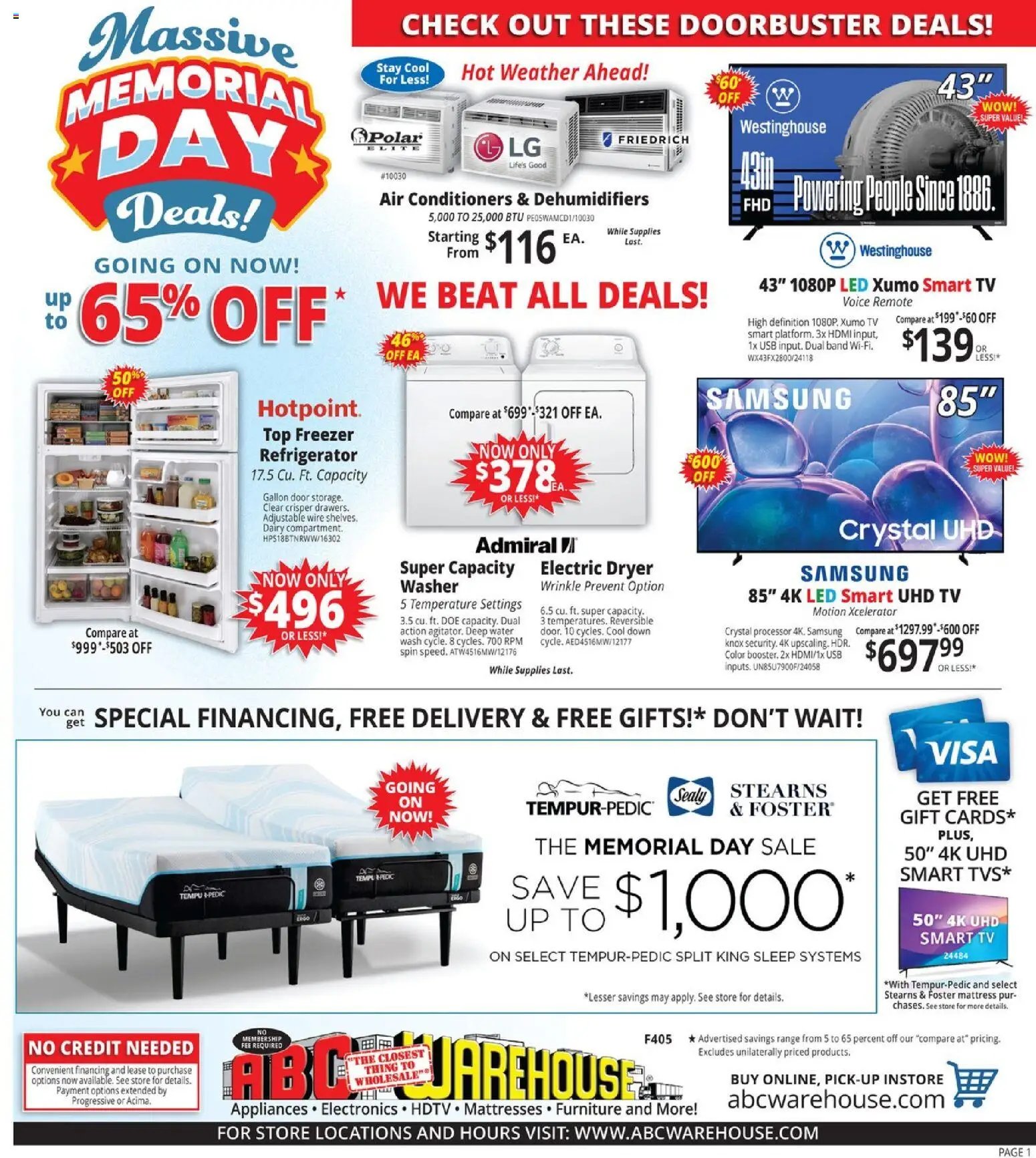 ABC Warehouse Weekly Ad