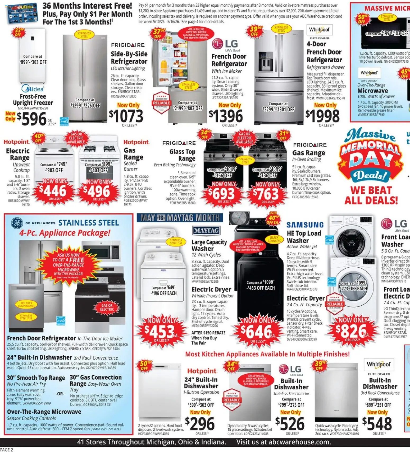 ABC Warehouse Weekly Ad